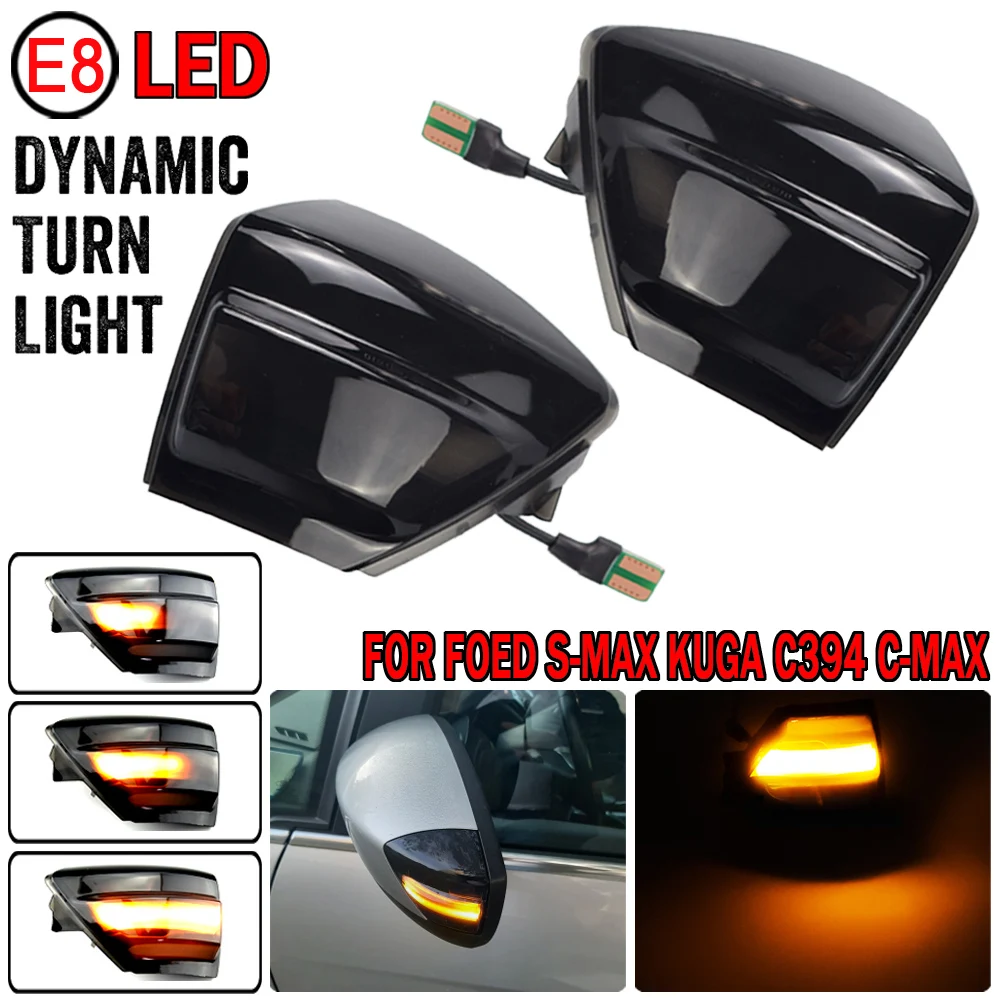 2pcs Dynamic Blinker For Ford S-Max 2007-14 Kuga C394 2008-12 C-Max 2011-19 LED Turn Signal Mirror Indicator Light
2pcs Dynamic Blinker For Ford S-Max 2007-14 Kuga C394 2008-12 C-Max 2011-19 LED Turn Signal Mirror Indicator Light