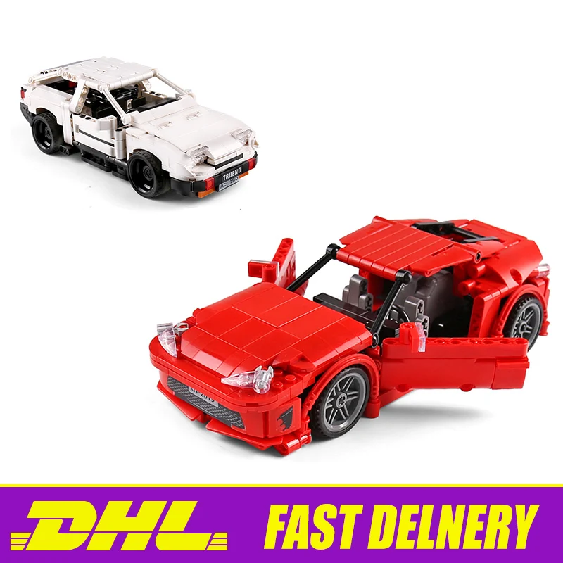 Toyota авторизация технический креативный MOC мультяшный инициал D AE86 Vechicle