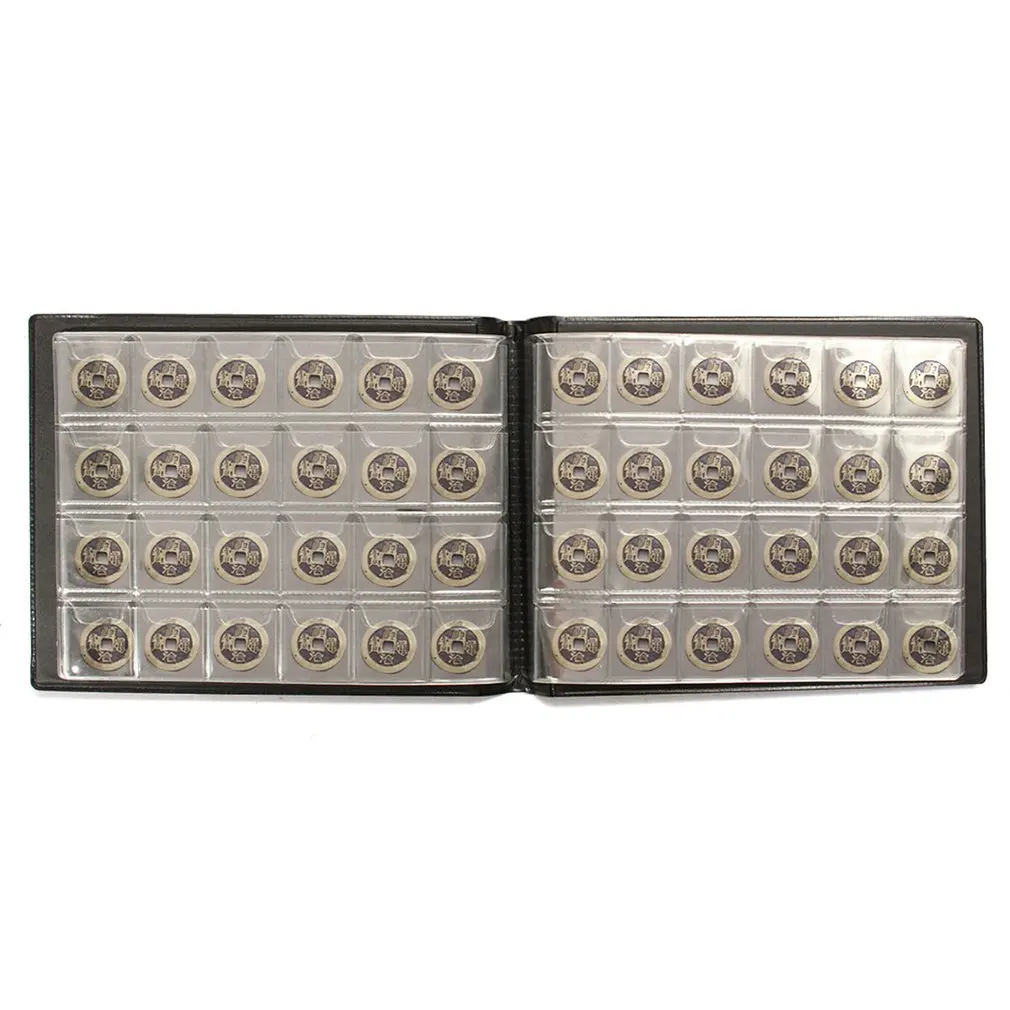 240 Holders Coin Collection Book Collecting Money Penny Pockets 10 Pages Storage Album For Collectors | Инструменты