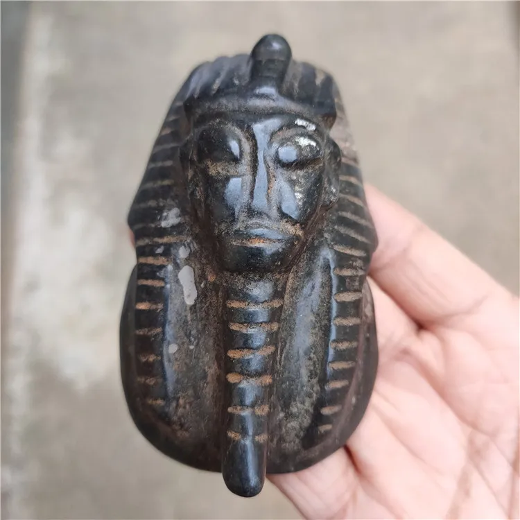 Hongshan culture archaize black iron meteorite sculpture luck art Meteorite face energy statue #008
Hongshan culture archaize black iron meteorite sculpture luck art Meteorite face energy statue #008