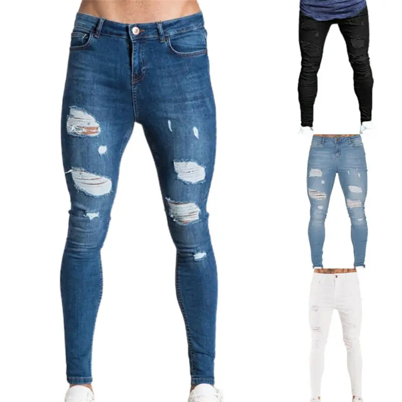 Skinny Jeans Men Ripped Fashion Jeans Slim Fit Long Man Pants Men Clothing Distressed Denim Trousers Jeans for Men
Skinny Jeans Men Ripped Fashion Jeans Slim Fit Long Man Pants Men Clothing Distressed Denim Trousers Jeans for Men