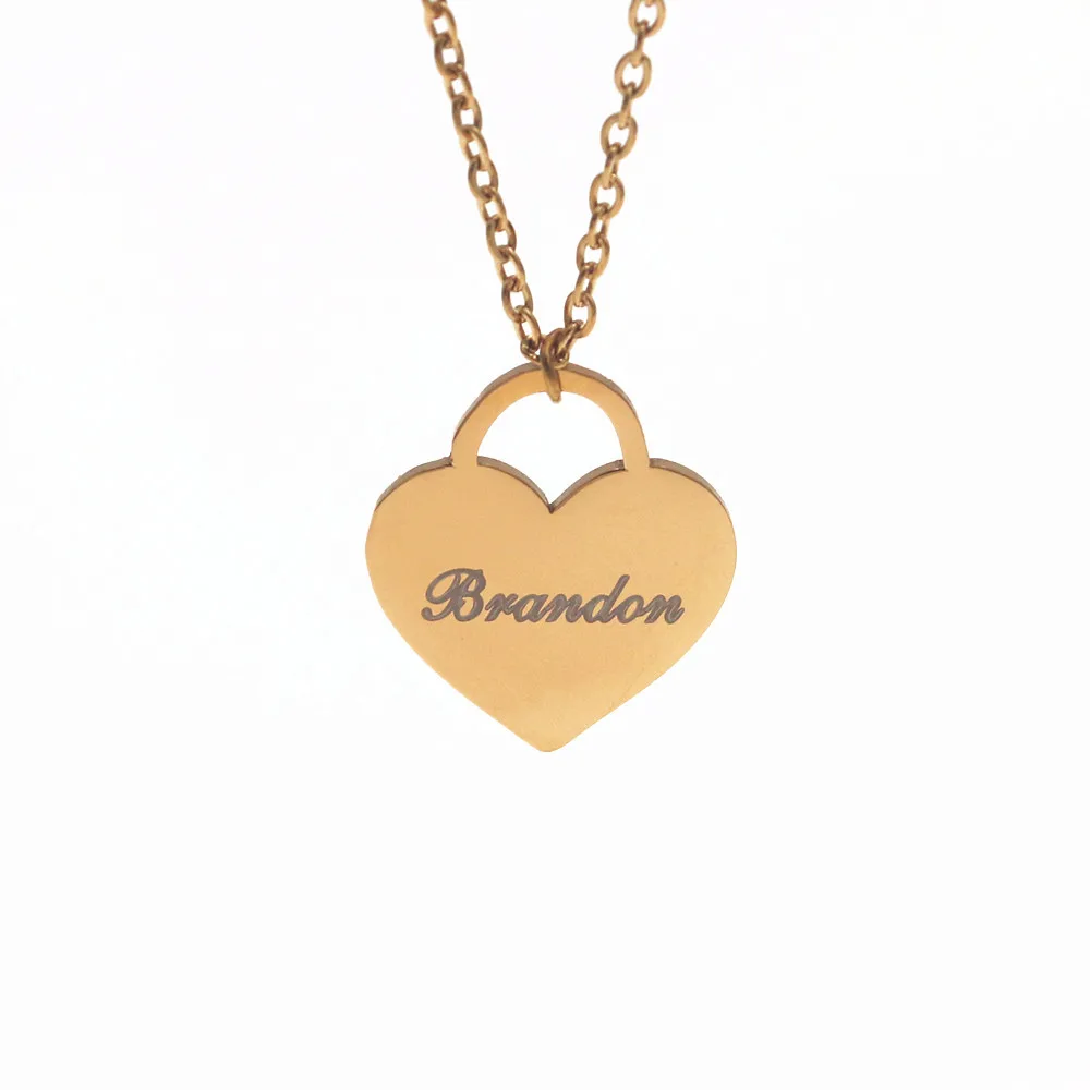 Engrave Name Heart Pendant Necklace Christmas Gift For Women Fashion Jewelry Custom Name Choker Necklaces Stainless Steel Colar
Engrave Name Heart Pendant Necklace Christmas Gift For Women Fashion Jewelry Custom Name Choker Necklaces Stainless Steel Colar