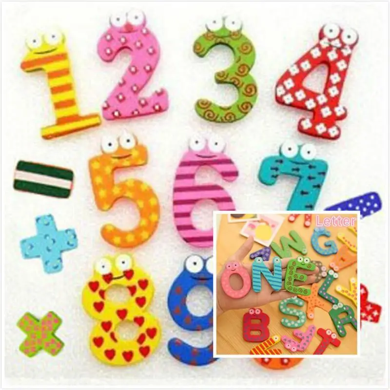 Kids Wooden Alphabet Fridge Magnet Child Educational Toy 26 Letters 15pcsNumbers 
Kids Wooden Alphabet Fridge Magnet Child Educational Toy 26 Letters 15pcsNumbers