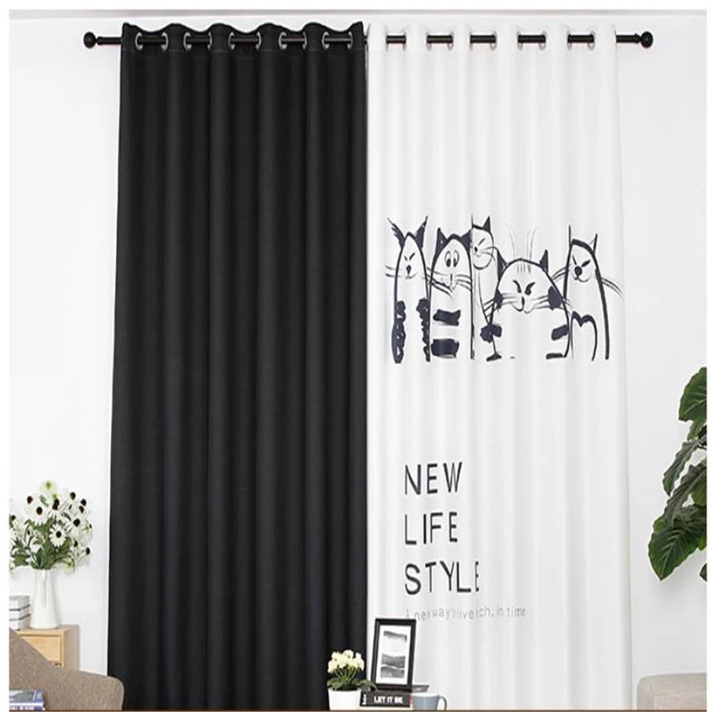 Customized 3d curtain fabric simple modern black and white style personality creative blackout curtain 3d curtains
Customized 3d curtain fabric simple modern black and white style personality creative blackout curtain 3d curtains