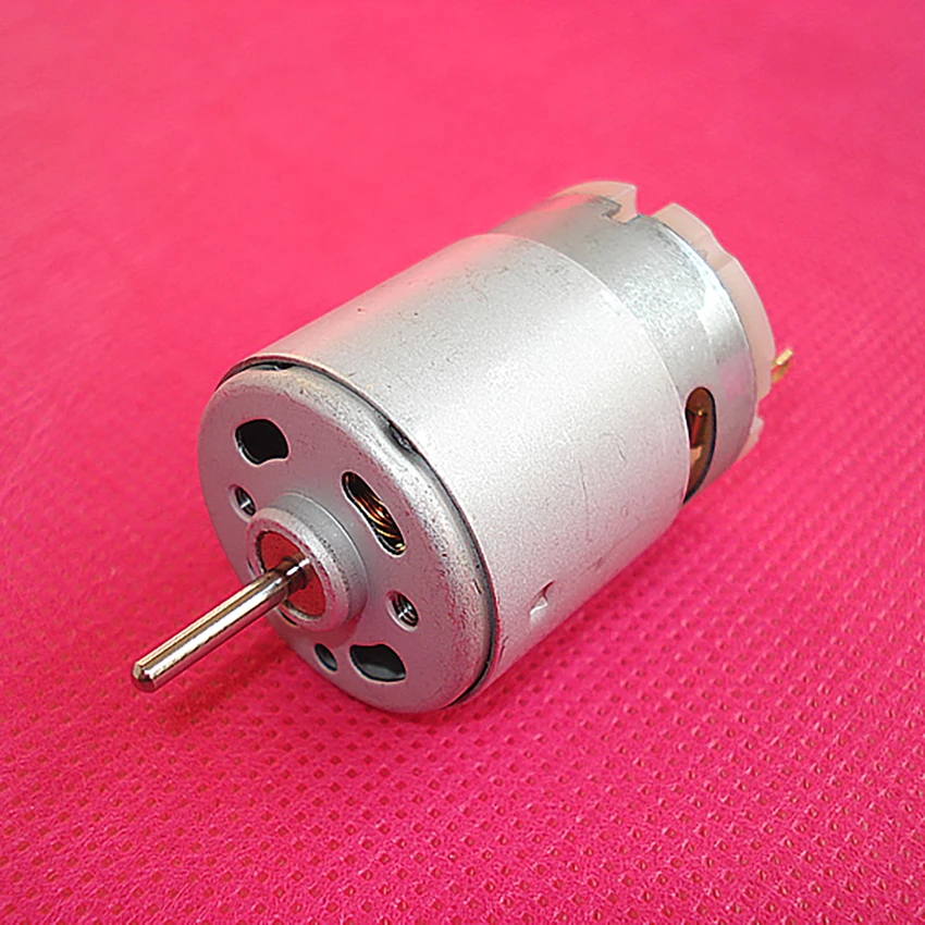 RS-385 DC Motor High Speed Ship Model Power Tools Motor, High Current Carbon Brush Motor For Household Vacuum Cleaner Hair Dryer
RS-385 DC Motor High Speed Ship Model Power Tools Motor, High Current Carbon Brush Motor For Household Vacuum Cleaner Hair Dryer