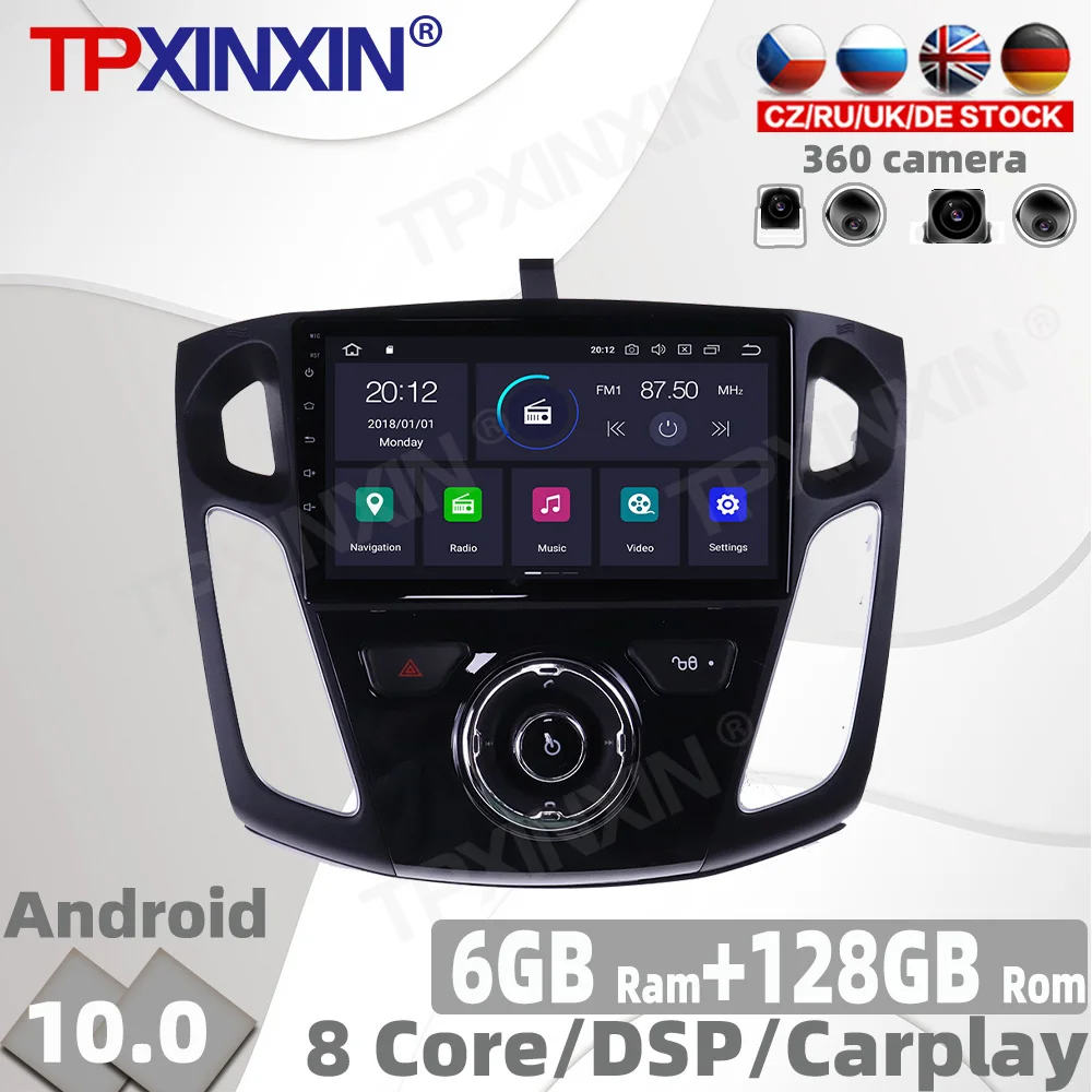 128GB Android 10.0 For Ford Focus 2012 2013 - 2017 Car Radio Multimedia Video Player Navigation GPS Accessories Auto 2din no DVD
128GB Android 10.0 For Ford Focus 2012 2013 - 2017 Car Radio Multimedia Video Player Navigation GPS Accessories Auto 2din no DVD