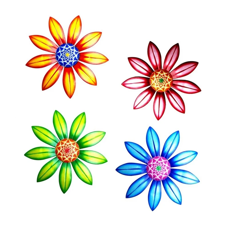 4Pcs Metal Flower Decor Inspirational Wall Sculpture Hanging Indoor Outdoor For Home Garden Bedroom Decor Gifts Ornament
4Pcs Metal Flower Decor Inspirational Wall Sculpture Hanging Indoor Outdoor For Home Garden Bedroom Decor Gifts Ornament