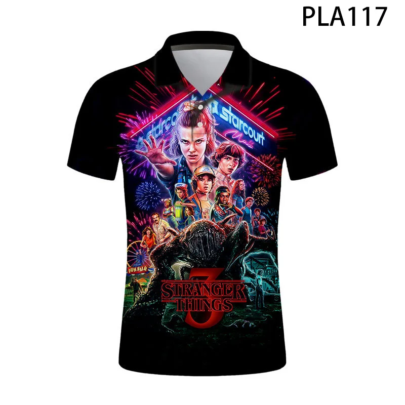 3D Printed Stranger Things Summer Comics Shirts Fashion Streetwear Ropa De Hombre Short Sleeve Cool Men Camisas Ropa Polo Homme
3D Printed Stranger Things Summer Comics Shirts Fashion Streetwear Ropa De Hombre Short Sleeve Cool Men Camisas Ropa Polo Homme