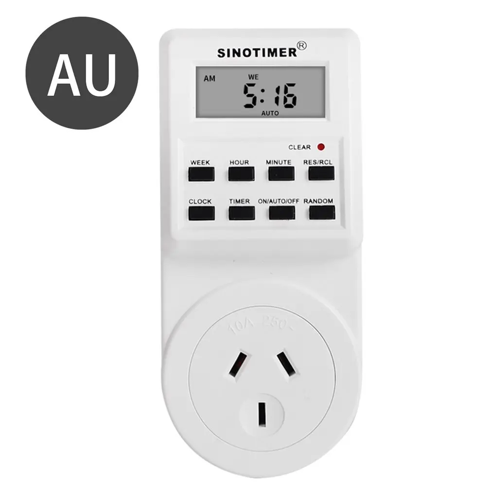 SINOTIMER TM516 Electric Wall Outlet Programmable Digital Plug For Socket Clock Socket Timer 220v 110v Ac
SINOTIMER TM516 Electric Wall Outlet Programmable Digital Plug For Socket Clock Socket Timer 220v 110v Ac