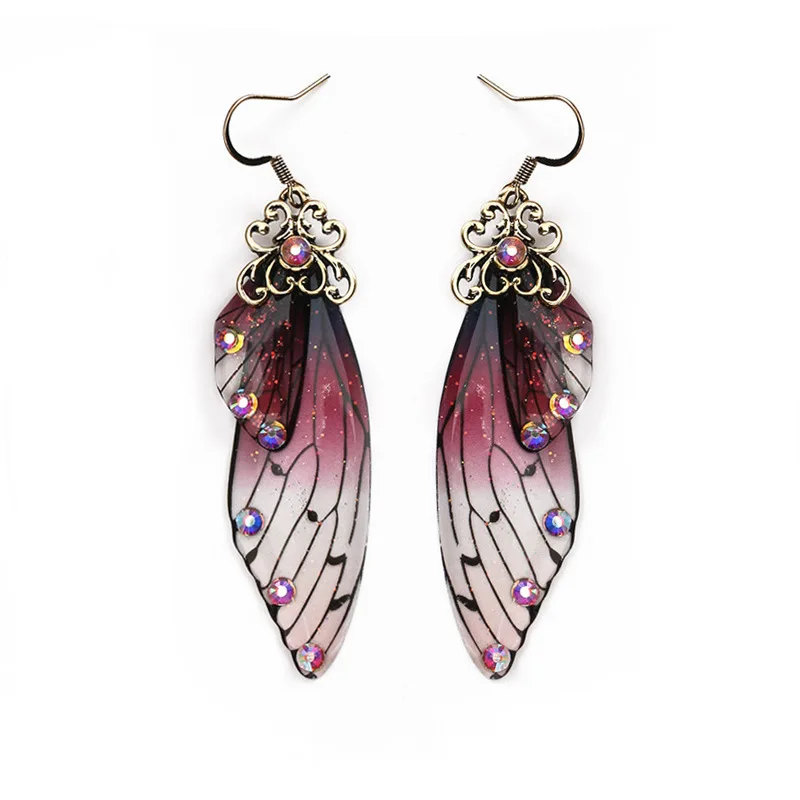 TemperAment Long Butterfly Wings Bride Earrings Female Personality Fashion Animal Earring Simulation A Cicada Earrings
TemperAment Long Butterfly Wings Bride Earrings Female Personality Fashion Animal Earring Simulation A Cicada Earrings