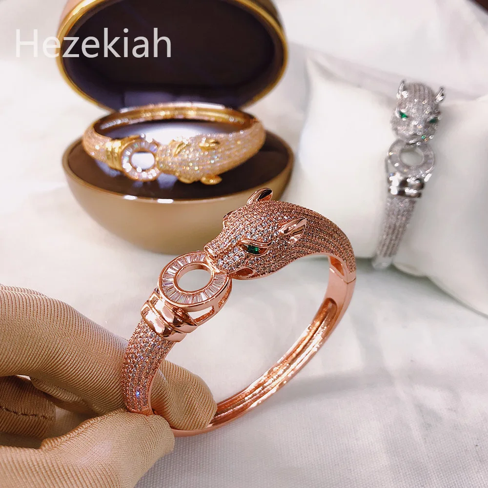 Hezekiah модный трендовый Леопардовый Браслет властная личность эластичный браслет