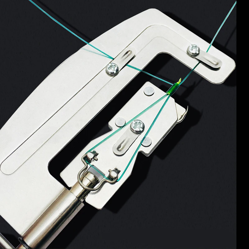 New Semi Alloy Machine Fishing Hook Line Tier Portable Stainless Steel Fish Hook Line Knotter Tying Fishing Binding Device Tool
New Semi Alloy Machine Fishing Hook Line Tier Portable Stainless Steel Fish Hook Line Knotter Tying Fishing Binding Device Tool