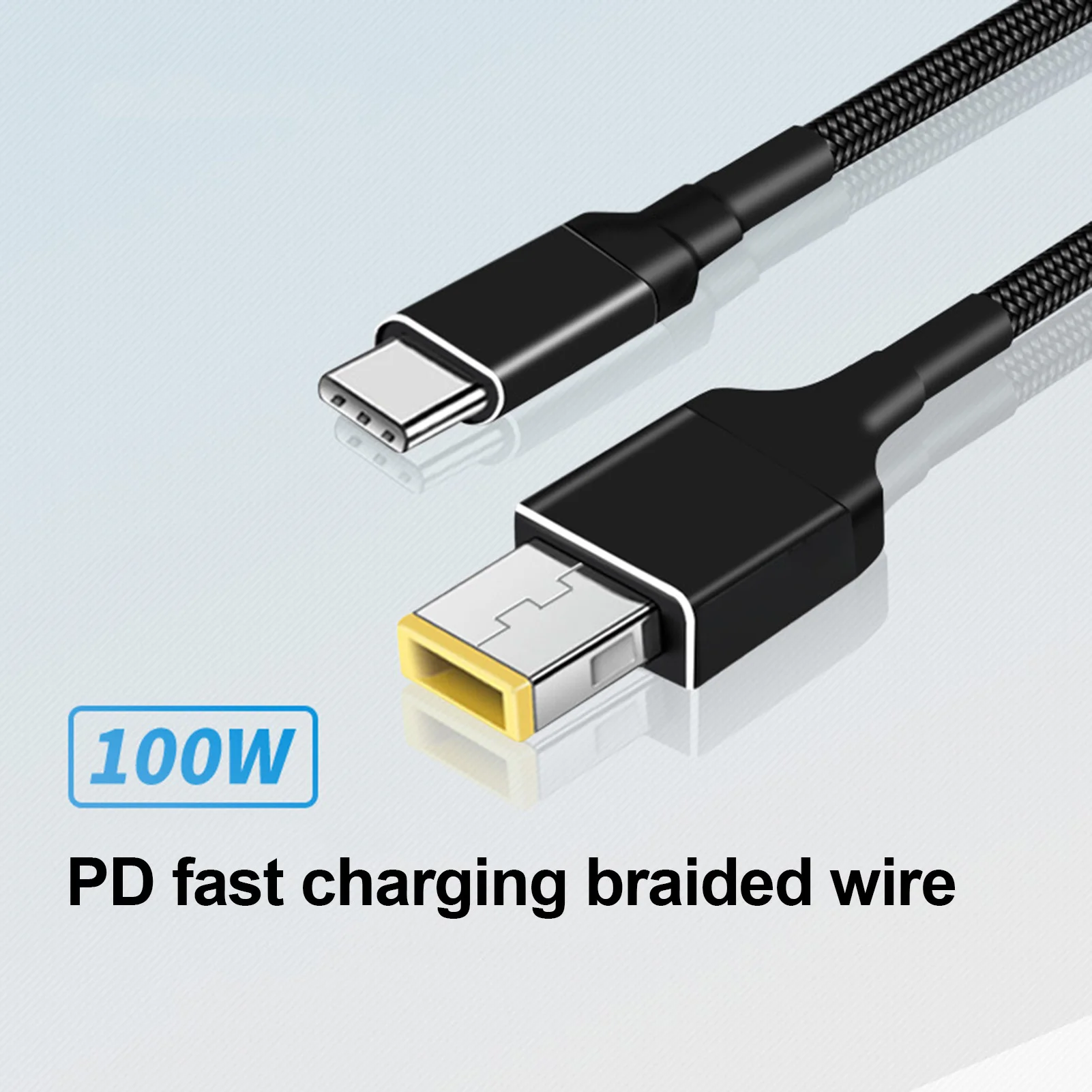 100 Вт USB-C To USB тонкий квадратный адаптер, нейлоновый Плетеный зарядный кабель для Lenovo, зарядный кабель для Lenovo Yoga Thinkpad 1,8 m
100 Вт USB-C To USB тонкий квадратный адаптер, нейлоновый Плетеный зарядный кабель для Lenovo, зарядный кабель для Lenovo Yoga Thinkpad 1,8 m