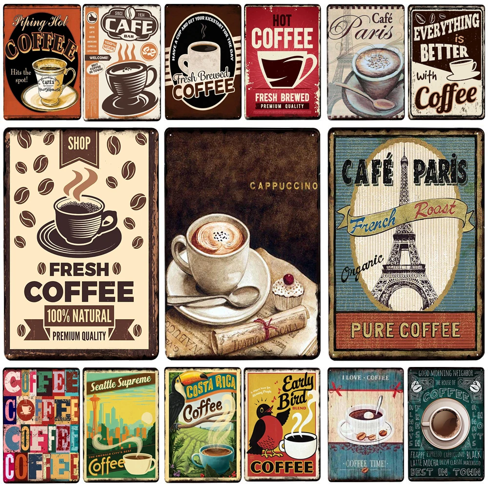 Свежий Кофе Жестяная Табличка с надписью Винтаж Кофе Магазин Металлические живописи кафе Кухня Настенный декор из тостолистой стали Ресто...
Свежий Кофе Жестяная Табличка с надписью Винтаж Кофе Магазин Металлические живописи кафе Кухня Настенный декор из тостолистой стали Ресто...