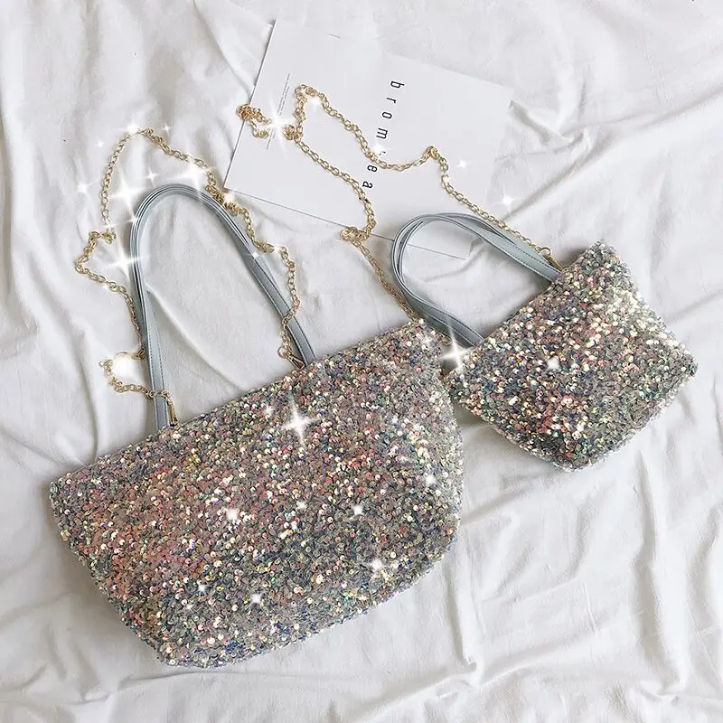 Female Bag tote Shiny Handbag 2021 Korean Version Of Large Capacity One-shoulder Chain Messenger Bag
Female Bag tote Shiny Handbag 2021 Korean Version Of Large Capacity One-shoulder Chain Messenger Bag