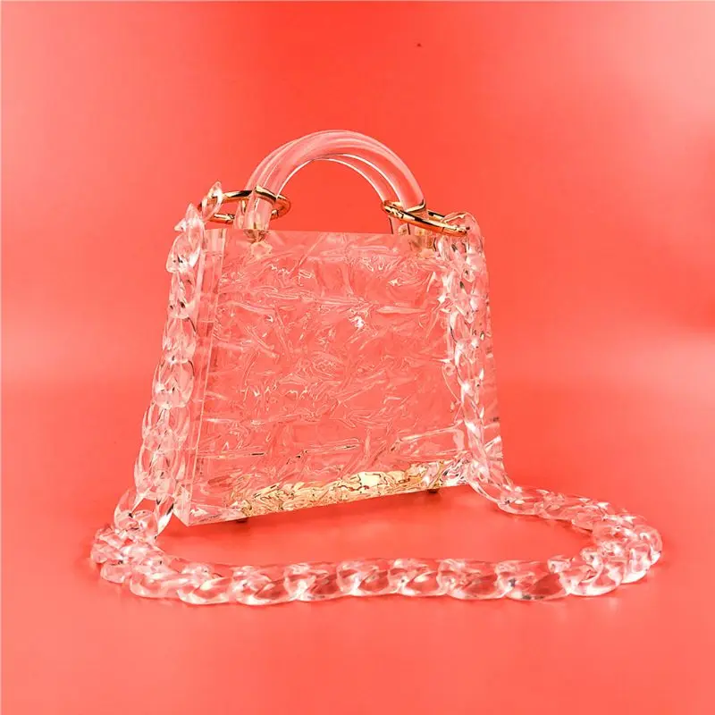 Women Lady Acrylic Detachable chain-strap Handbag Transparent Evening Clutch Bridal Wedding Party Prom Wallet Purse Makeup Bag
Women Lady Acrylic Detachable chain-strap Handbag Transparent Evening Clutch Bridal Wedding Party Prom Wallet Purse Makeup Bag