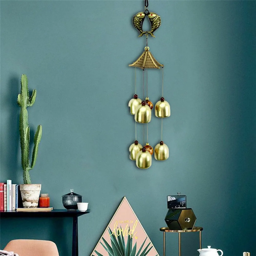 1Pc Outdoor Garden Bronze Wind Chime Lucky Bell Beads Decoration Family Pendant Windchimes Crafts Home Decor
1Pc Outdoor Garden Bronze Wind Chime Lucky Bell Beads Decoration Family Pendant Windchimes Crafts Home Decor