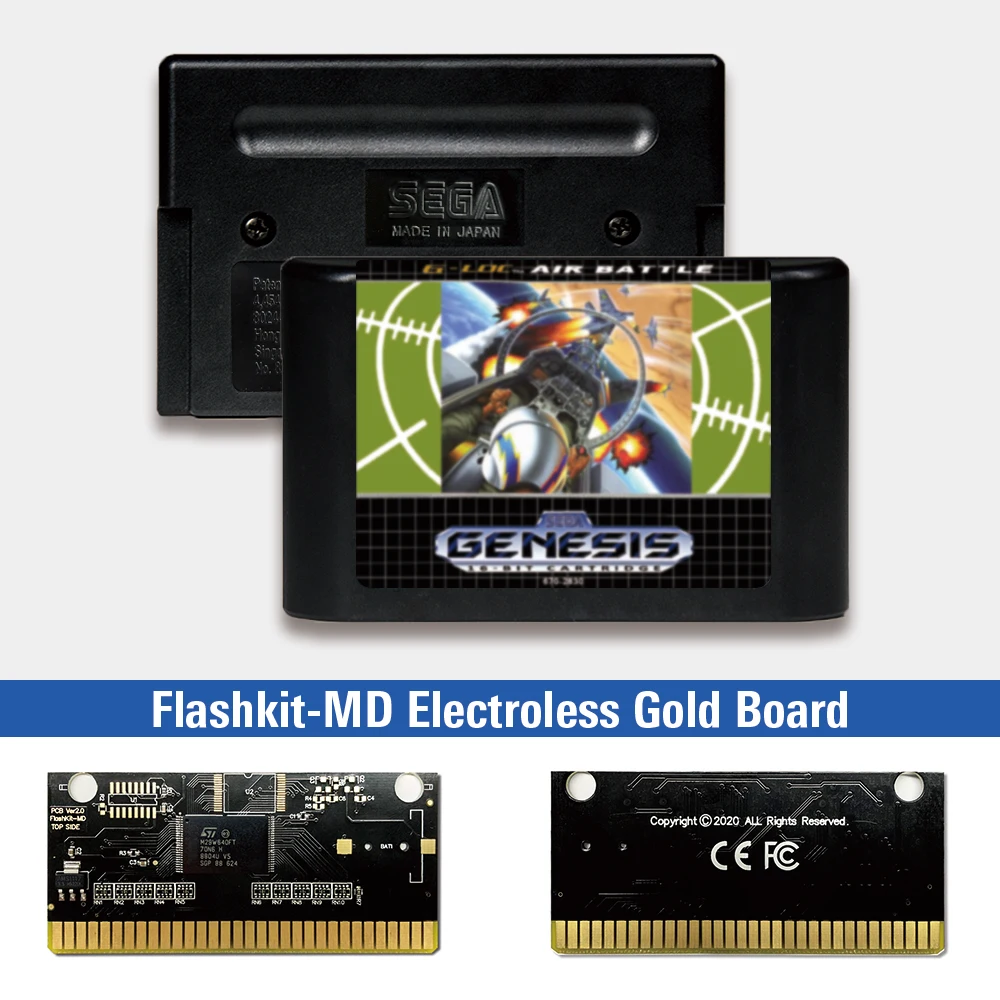 G-LOC Air Battle-этикетка США Flashkit MD Electroless Gold схема на основе печатной платы для игровой консоли Sega Genesis Megadrive
G-LOC Air Battle-этикетка США Flashkit MD Electroless Gold схема на основе печатной платы для игровой консоли Sega Genesis Megadrive