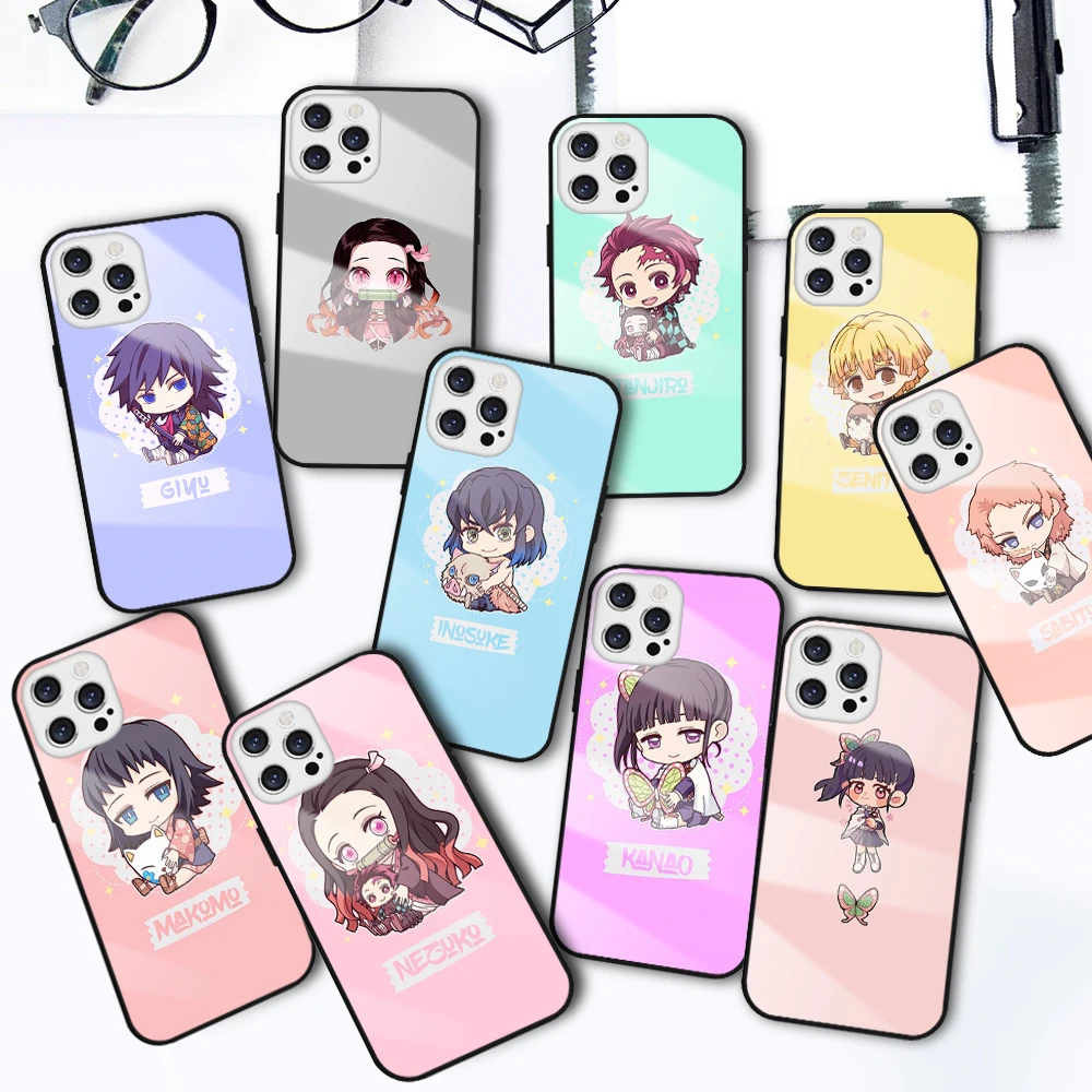Demon Slayer Kawaii Anime Tempered glass phone case For iPhone 13 12 mini 11 pro xs max X XR 5 6 7 8 S plus
Demon Slayer Kawaii Anime Tempered glass phone case For iPhone 13 12 mini 11 pro xs max X XR 5 6 7 8 S plus
