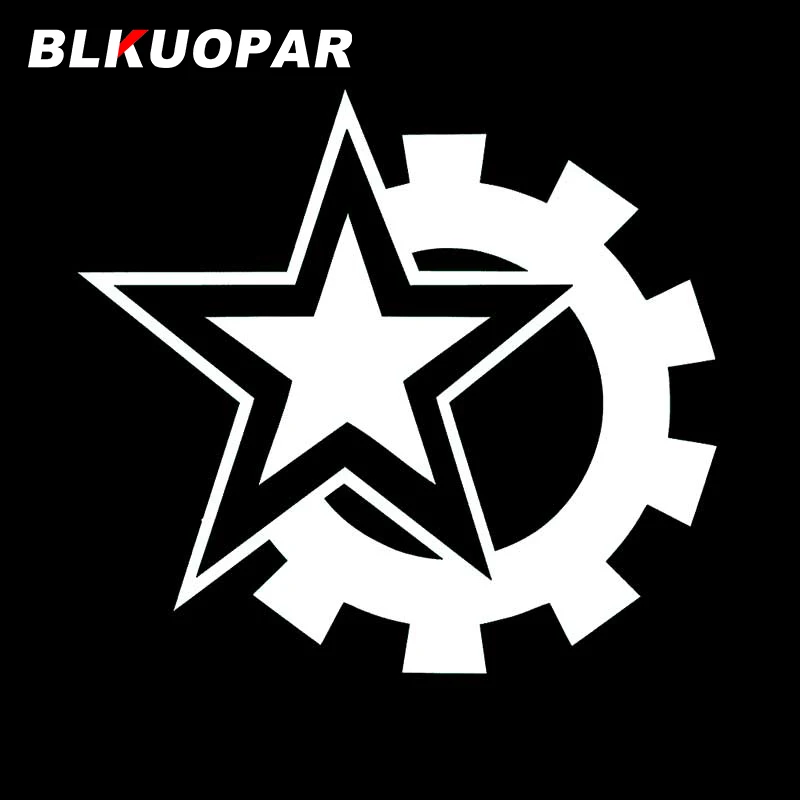 BLKUOPAR for Spanish Communist Party Constructed Car Stickers Personality Scratch Proof Decals Vinyl Motorcycle Accessories | Автомобили и