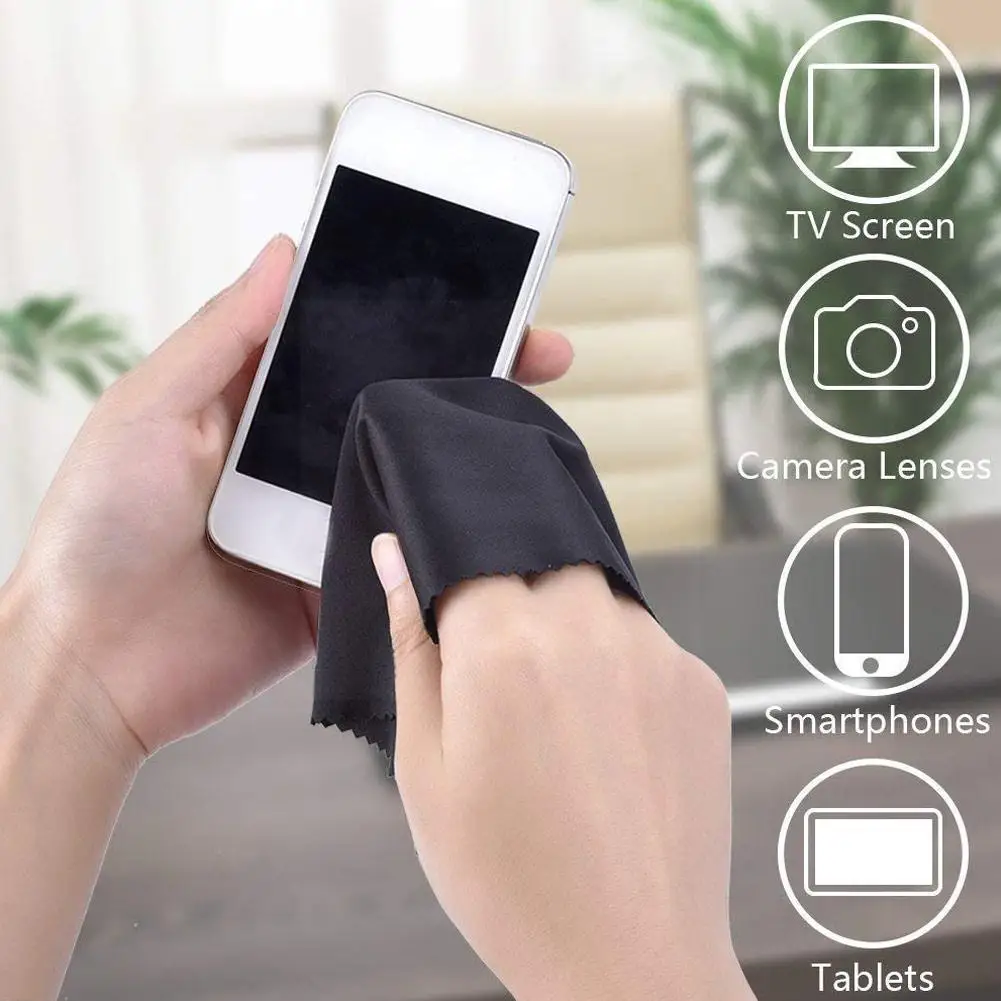 1pc Microfiber Cleaning Cloths Mobile Phone Lenses Cleaning Lens Cleaning Screen Cloth Ultra-soft Camera Cloth K0w0
1pc Microfiber Cleaning Cloths Mobile Phone Lenses Cleaning Lens Cleaning Screen Cloth Ultra-soft Camera Cloth K0w0