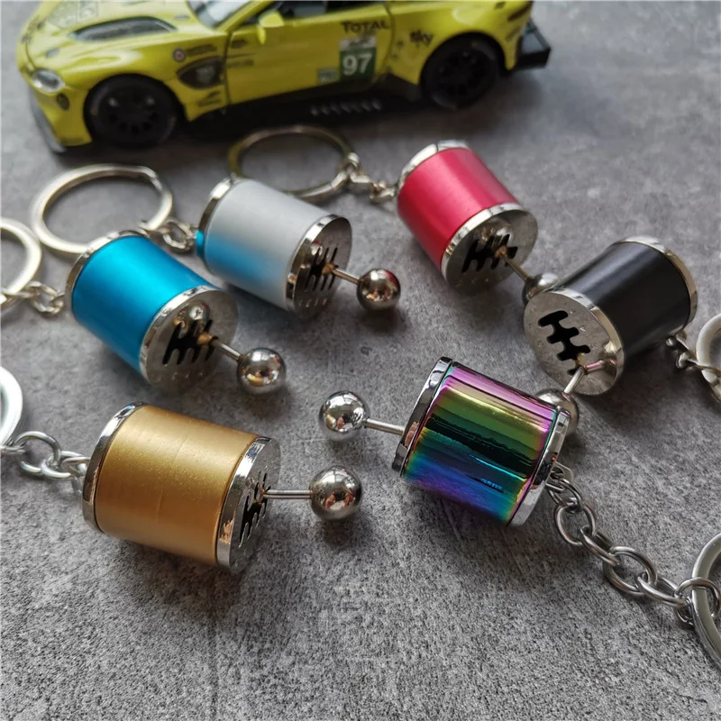 2021 Cute Keychains Six-Speed Manual Shift Gear Keychain Auto Car'S Parts Toy Short Shifter Knob Metal Gift Race Car Stalls Head
2021 Cute Keychains Six-Speed Manual Shift Gear Keychain Auto Car'S Parts Toy Short Shifter Knob Metal Gift Race Car Stalls Head