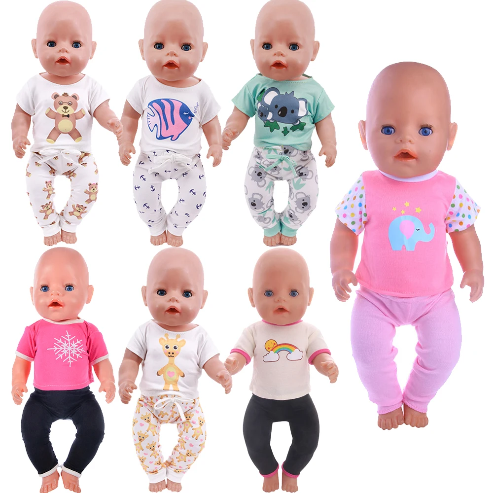 Reborn Doll Clothes T-shirt Long Pants Plush Outfit Fit 43cm New Baby Born Doll,18Inch Girl American Doll,Our Generation,Christm
Reborn Doll Clothes T-shirt Long Pants Plush Outfit Fit 43cm New Baby Born Doll,18Inch Girl American Doll,Our Generation,Christm