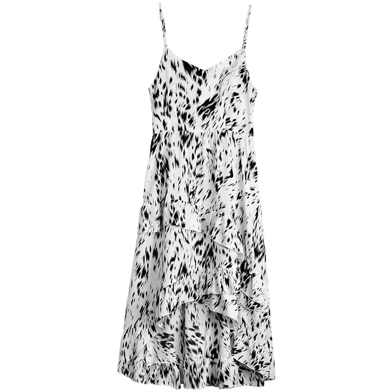 Summer 2021 New Dignified Sense of Design Irregular Vintage Skirt French Minority Floral Strap Dress for Women
Summer 2021 New Dignified Sense of Design Irregular Vintage Skirt French Minority Floral Strap Dress for Women