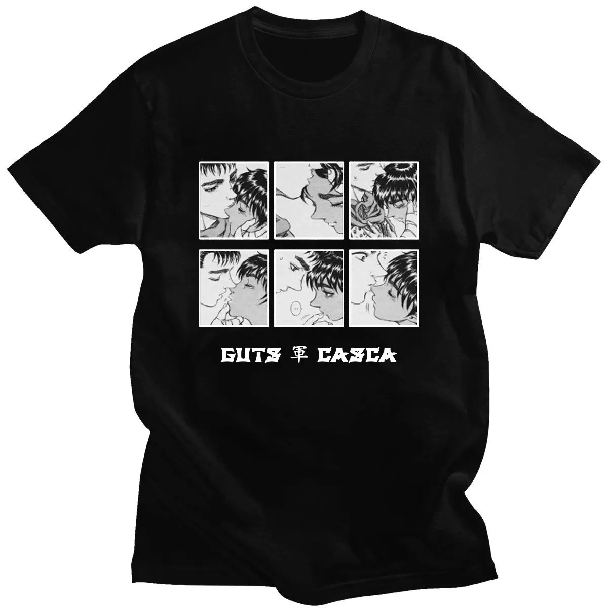 Anime Berserk Guts Couple Tops 2021 Popular High Street Trend Thin Short-sleeved Loose Casual Summer Couples T-shirt Oversized
Anime Berserk Guts Couple Tops 2021 Popular High Street Trend Thin Short-sleeved Loose Casual Summer Couples T-shirt Oversized