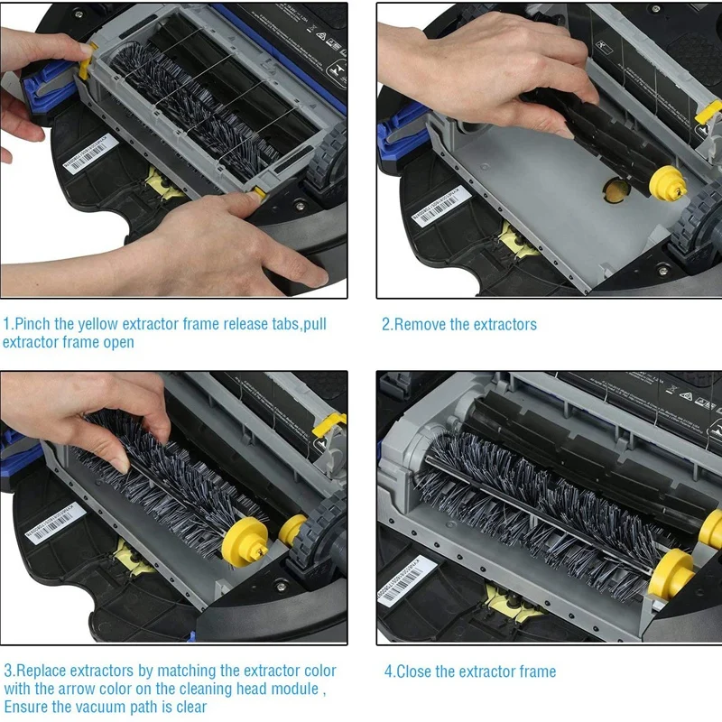 Roller Brush Replacement Kit for IRobot Roomba 650 660 680 760 770 780 790 600 700 Series Vacuum Cleaner Accessorie
Roller Brush Replacement Kit for IRobot Roomba 650 660 680 760 770 780 790 600 700 Series Vacuum Cleaner Accessorie