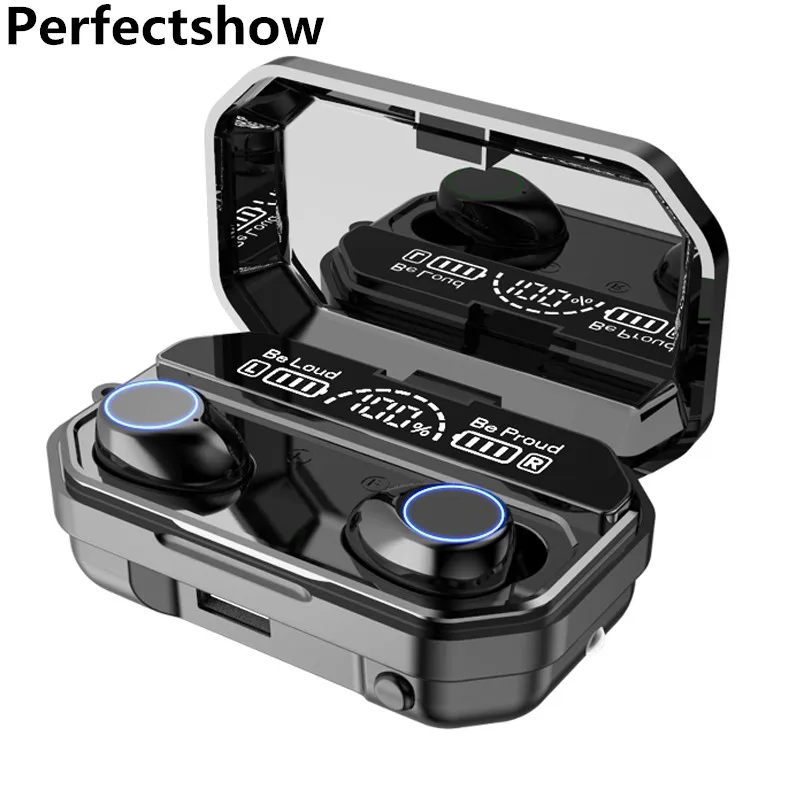 TWS V5.1 Bluetooth Earphone Wireless Headphones Stereo Sport Earbuds HD LED Display Headset with Mic Flashlight Power Bank 2600
TWS V5.1 Bluetooth Earphone Wireless Headphones Stereo Sport Earbuds HD LED Display Headset with Mic Flashlight Power Bank 2600