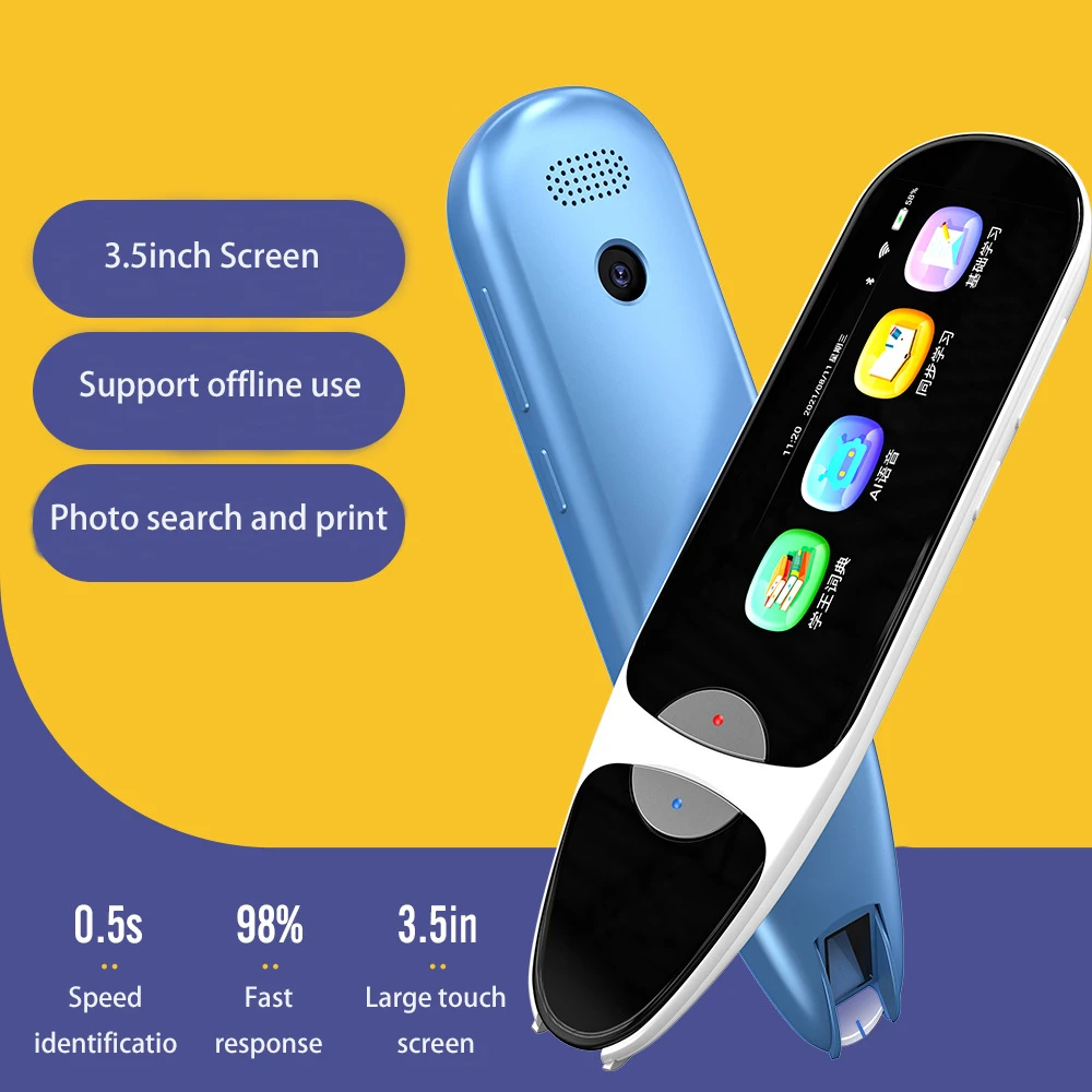 New Smart Real-time language translator Offline 116 Language Translation Pen Artifact Voice Business Travel Abroad Scanning Pen
New Smart Real-time language translator Offline 116 Language Translation Pen Artifact Voice Business Travel Abroad Scanning Pen