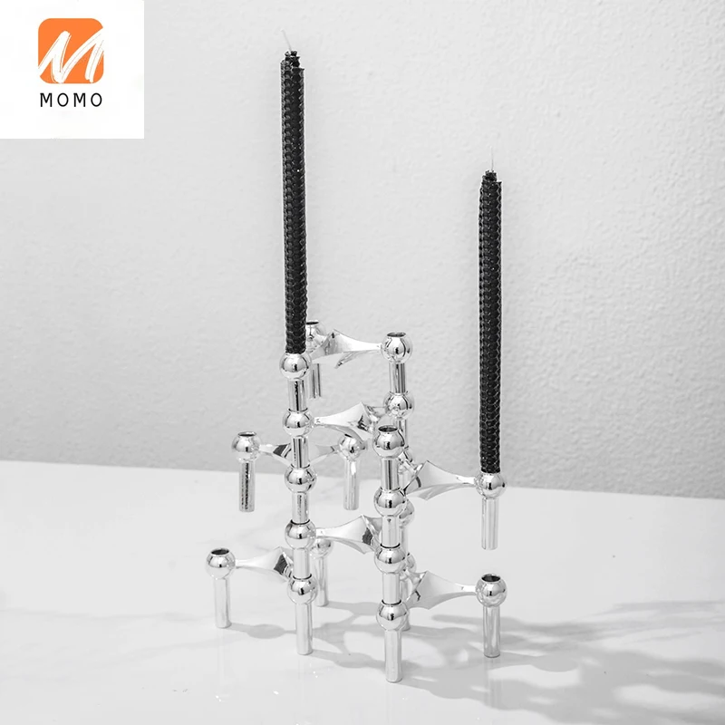 Black Metal Candlestick Decoration Nordic Romantic and Creative Candlelight Dinner Props Dining-Table Decoration Light Luxury
Black Metal Candlestick Decoration Nordic Romantic and Creative Candlelight Dinner Props Dining-Table Decoration Light Luxury