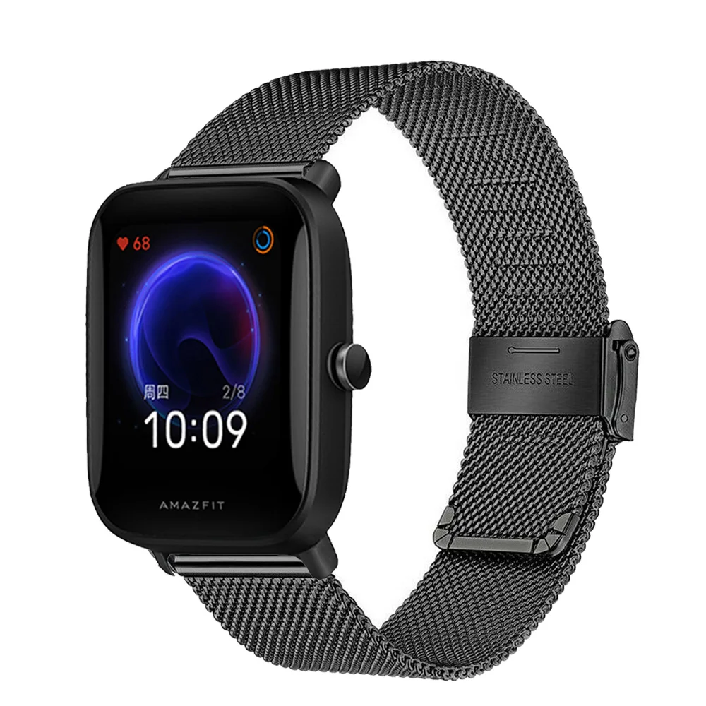 Ремешок для Amazfit Bip U Pro, браслет «Миланский» в деловом стиле для Huami Amazfit Bip U/S/GTS 2/2E/2 Mini, металлический браслет для наручных часов 20 мм
Ремешок для Amazfit Bip U Pro, браслет «Миланский» в деловом стиле для Huami Amazfit Bip U/S/GTS 2/2E/2 Mini, металлический браслет для наручных часов 20 мм