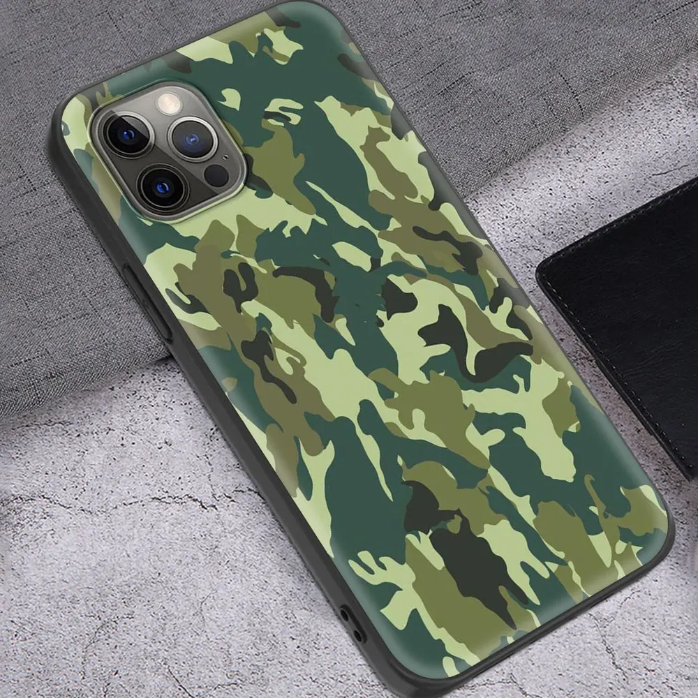 Luxury Silicone TPU Case for iPhone 8 7 6 6S Plus 12 11 Pro MAX XR X XS MAX SE 2020 Shell Camouflage Pattern Camo Military Army
Luxury Silicone TPU Case for iPhone 8 7 6 6S Plus 12 11 Pro MAX XR X XS MAX SE 2020 Shell Camouflage Pattern Camo Military Army