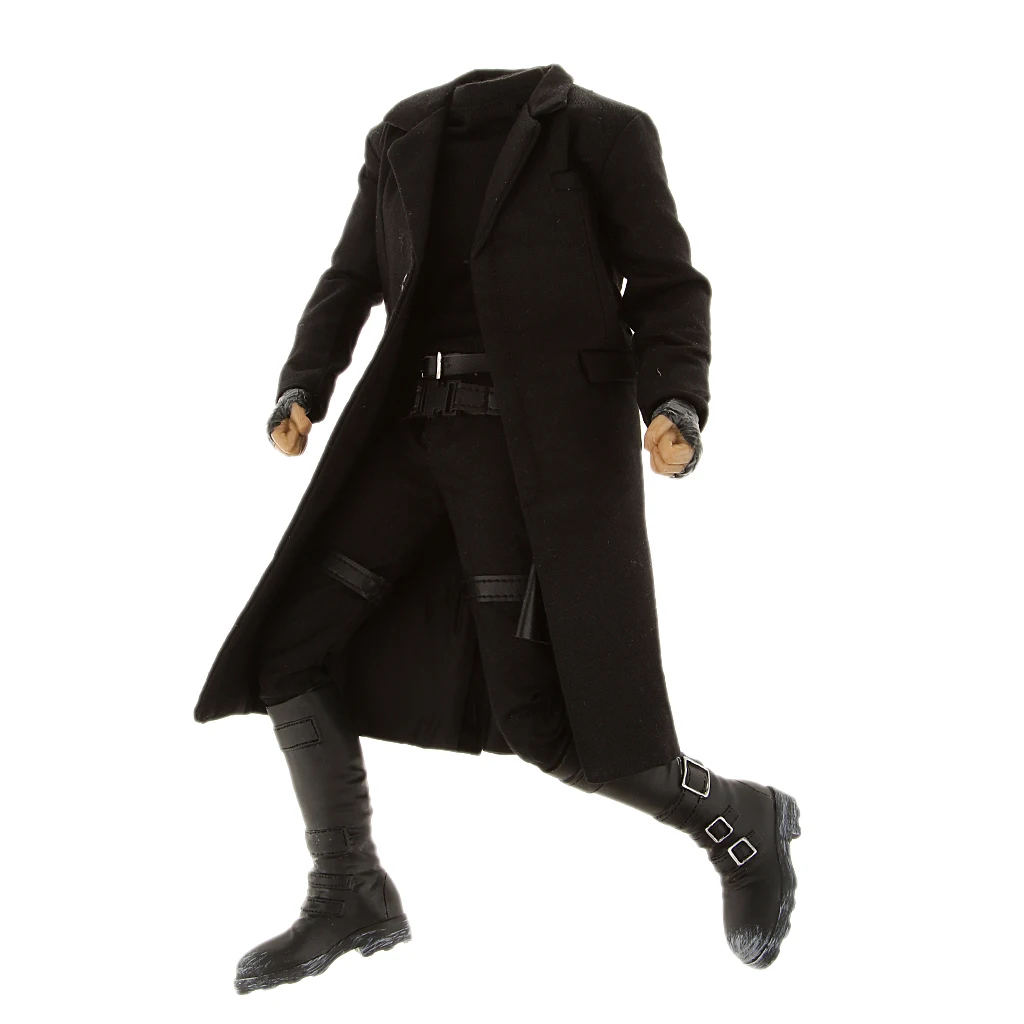 1:6 Scale Male Figure Body in Black Costume with Stand Kit & 3 Pairs Hands
1:6 Scale Male Figure Body in Black Costume with Stand Kit & 3 Pairs Hands