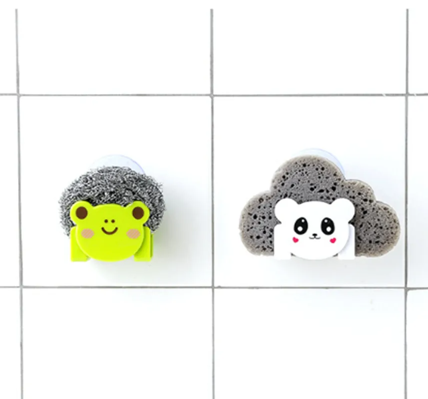 Cartoon kitchen sponge rag storage rack multi-sink rack suction cup bathroom debris rack
Cartoon kitchen sponge rag storage rack multi-sink rack suction cup bathroom debris rack