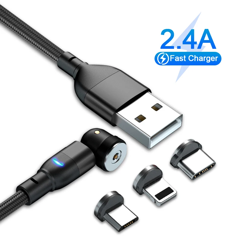 540 Rotate Magnetic Cable Micro USB Type C Cable Magnetic Charging Charger Cable For iPhone 11 Pro XS Max Samsung Xiaomi Huawei
540 Rotate Magnetic Cable Micro USB Type C Cable Magnetic Charging Charger Cable For iPhone 11 Pro XS Max Samsung Xiaomi Huawei