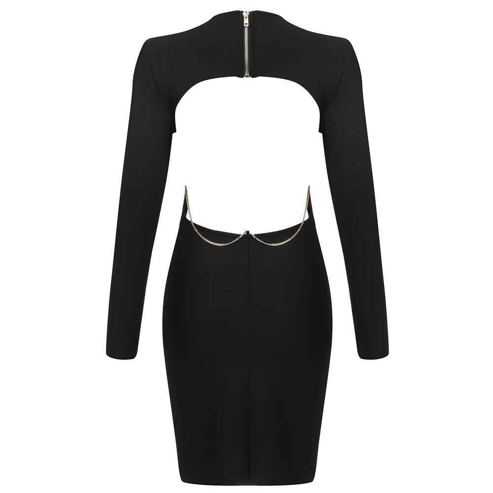 New Winter Women Sexy Designer Backless White Black Bandage Dress Ladies Elegant Long Sleeve Black Bodycon Party Dress Vestido
New Winter Women Sexy Designer Backless White Black Bandage Dress Ladies Elegant Long Sleeve Black Bodycon Party Dress Vestido