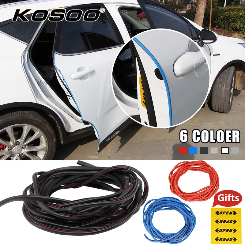 Автомобильная наклейка KOSOO полоса для защиты от царапин на краях двери боках
