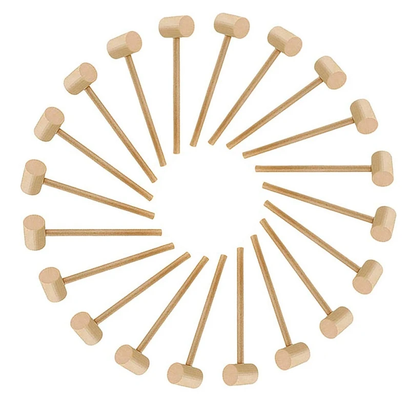 20Pcs Wooden Hammer Lobster Shellfish Crab Hardwood Mallet Gavel Toy for Boys Girls Leather Craft Jewelry Making
20Pcs Wooden Hammer Lobster Shellfish Crab Hardwood Mallet Gavel Toy for Boys Girls Leather Craft Jewelry Making