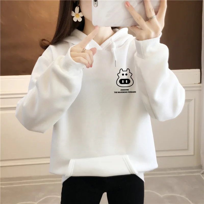 Cow Letter Print Oversize Warm Fleece Couples Sweatshirt Long Sleeve Harajuku Fleece Hoodie Woman 14 Colors Casual Hooded Ladies
Cow Letter Print Oversize Warm Fleece Couples Sweatshirt Long Sleeve Harajuku Fleece Hoodie Woman 14 Colors Casual Hooded Ladies