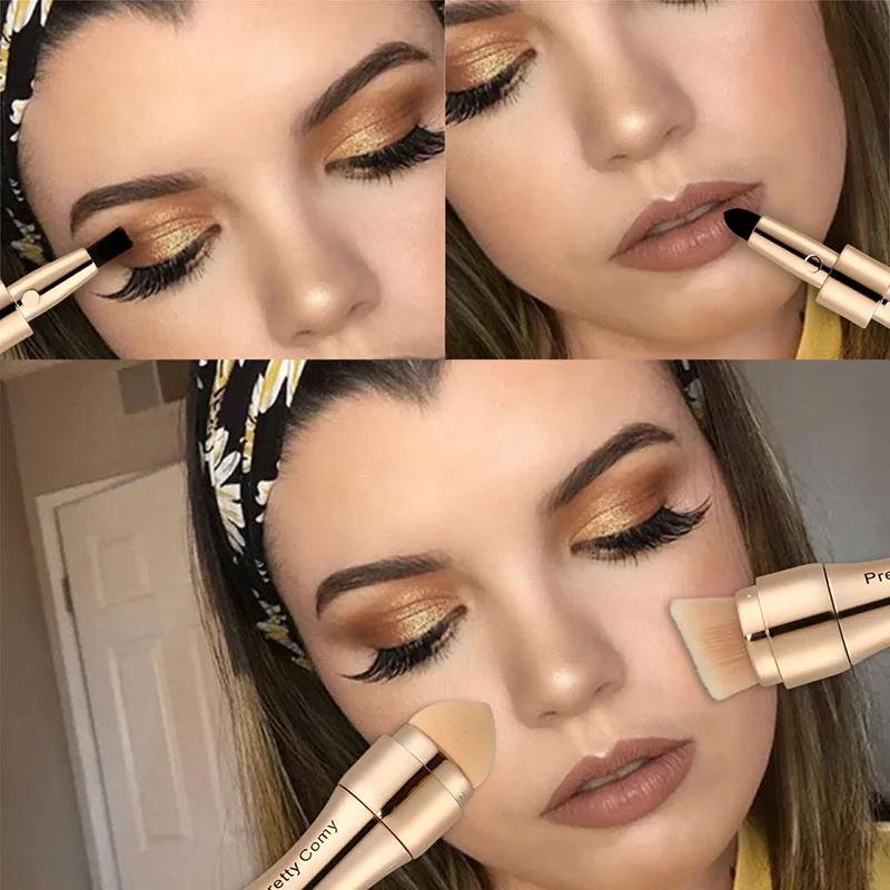 4 In 1 Makeup Brushes Foundation Eyebrow Shadow Eyeliner Blush Powder Brush Cosmetic Concealer Professional Maquiagem
4 In 1 Makeup Brushes Foundation Eyebrow Shadow Eyeliner Blush Powder Brush Cosmetic Concealer Professional Maquiagem