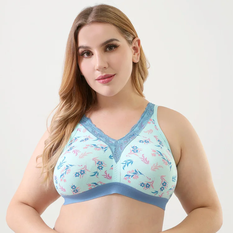 No-padding Print Underwire Bralette Full Cup Minimizer Bras for women 48D plus size female underwear
No-padding Print Underwire Bralette Full Cup Minimizer Bras for women 48D plus size female underwear