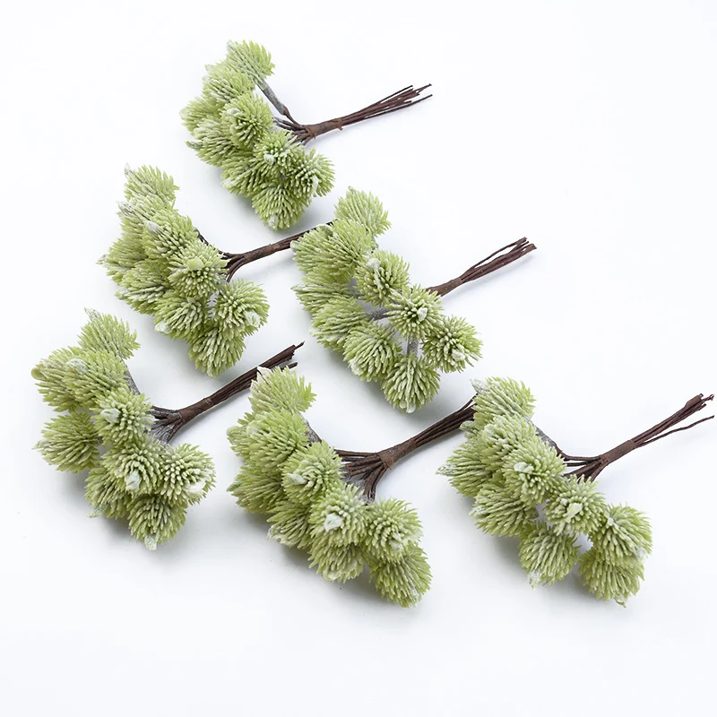 10pcs Green Plastic Pine Cone Vases for Home Decor Wedding Decorative Flowers Wreaths Christmas Crafts Artificial Plants Cheap - купить по