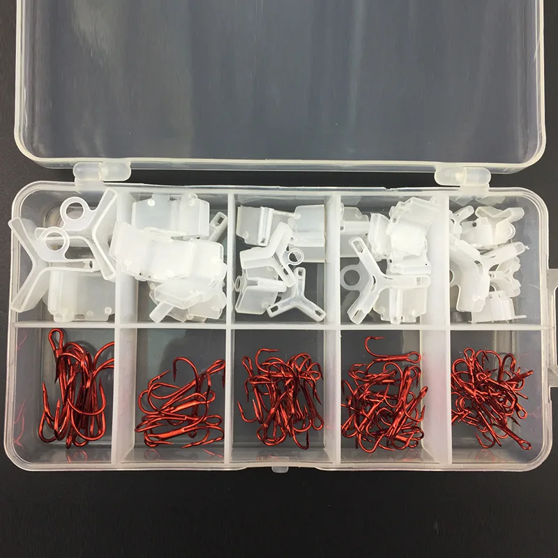 Fishing Treble Hook Kit with Jacket High Carbon Steel Small Fishhook Cover 81 Pieces Case Hooks
Fishing Treble Hook Kit with Jacket High Carbon Steel Small Fishhook Cover 81 Pieces Case Hooks