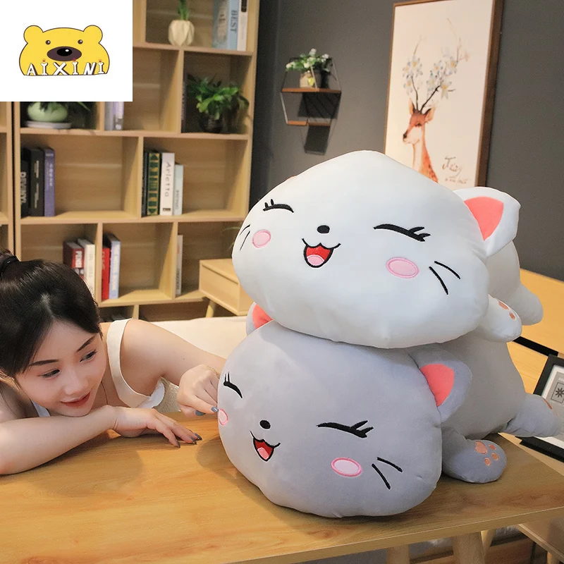 Cute Cat Stuffed Toys Kawaii Lying Cat Plush Toys Cat Lovely Kawaii Pillow Cartoon Soft Toys for Children Girls Christmas Gift
Cute Cat Stuffed Toys Kawaii Lying Cat Plush Toys Cat Lovely Kawaii Pillow Cartoon Soft Toys for Children Girls Christmas Gift