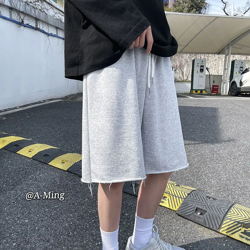 Summer Black Gray White Shorts Men's Fashion Casual Shorts Men Streetwear Loose Wide Leg Drawstring Shorts Mens Large Size M-5XL
Summer Black Gray White Shorts Men's Fashion Casual Shorts Men Streetwear Loose Wide Leg Drawstring Shorts Mens Large Size M-5XL