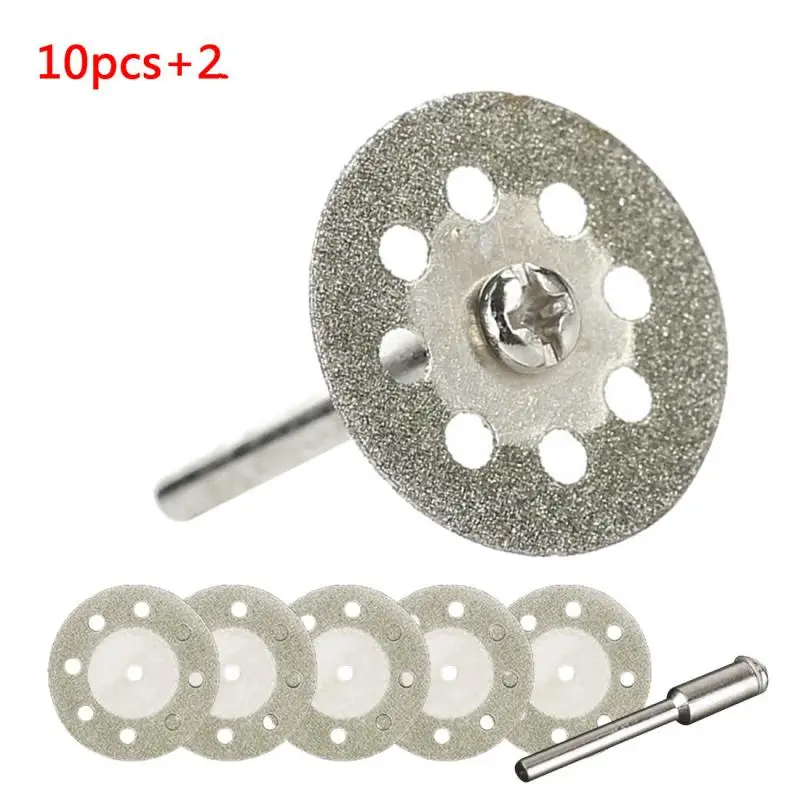 10pcs/set 30mm Diamond Cutting Discs +2 Arbor Shaft CutOff Blade Drill Bit accessories Rotary Tool Abrasive cut Metal
10pcs/set 30mm Diamond Cutting Discs +2 Arbor Shaft CutOff Blade Drill Bit accessories Rotary Tool Abrasive cut Metal