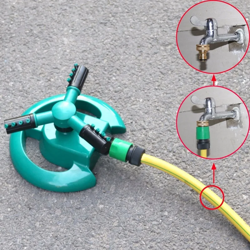 K-STAR Garden Pipe Hose 360 Rotating Sprinkler Circle Water Sprinkler Garden Automatic Watering Lawn 3 Nozzles 3 Arm
K-STAR Garden Pipe Hose 360 Rotating Sprinkler Circle Water Sprinkler Garden Automatic Watering Lawn 3 Nozzles 3 Arm